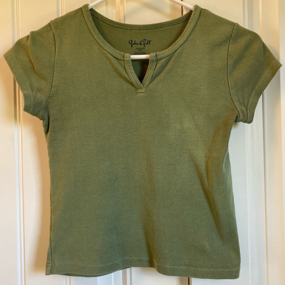 John Galt Brandy Melville green t-shirt